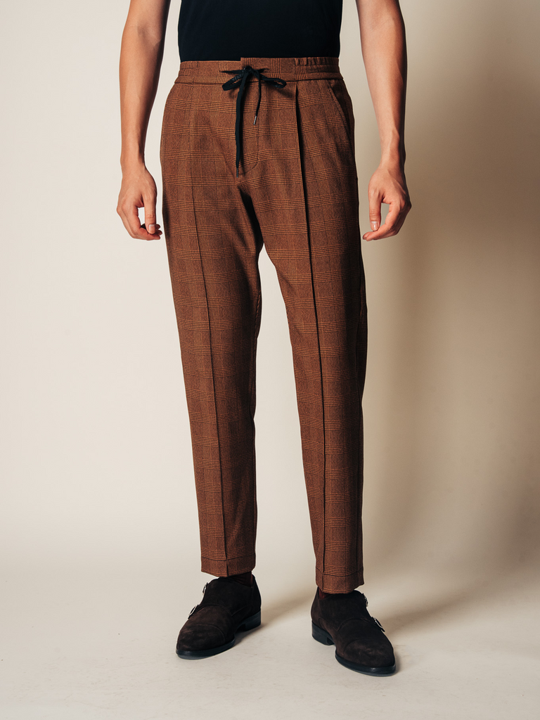 Vanta Pant / Brown Glenplaid