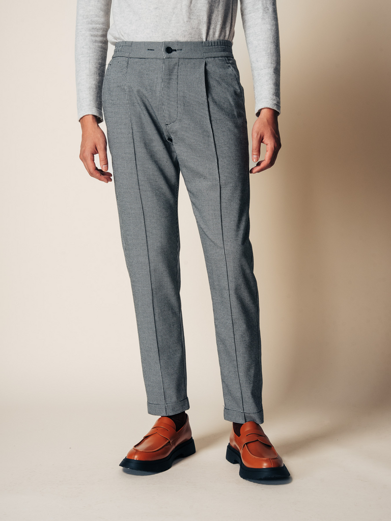 Vanta Pant / Grey Houndstooth
