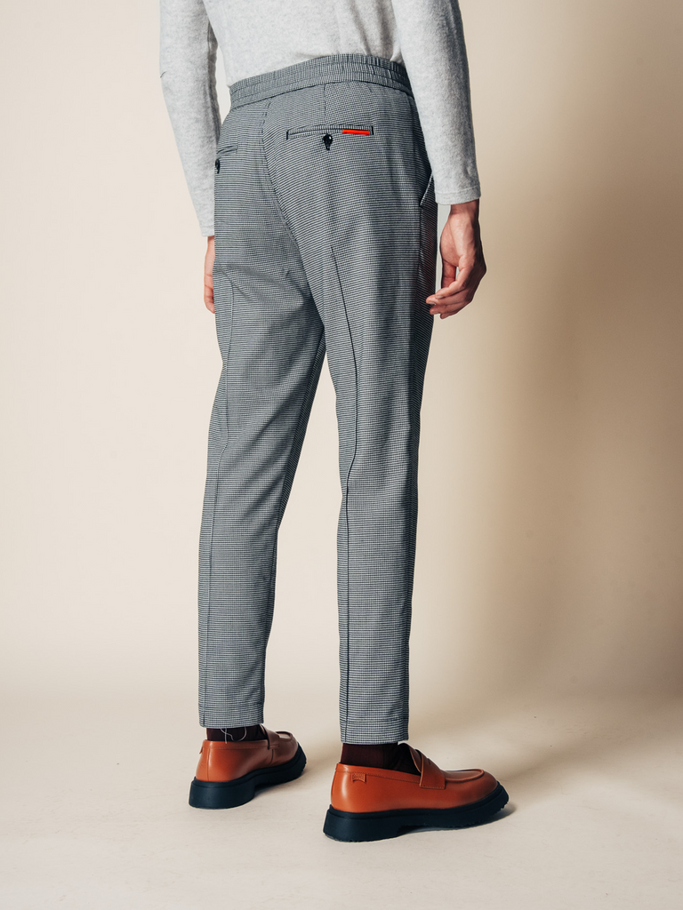 Vanta Pant / Grey Houndstooth