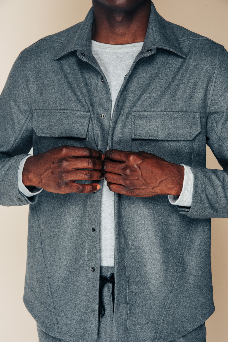 Aria Overshirt / Grey