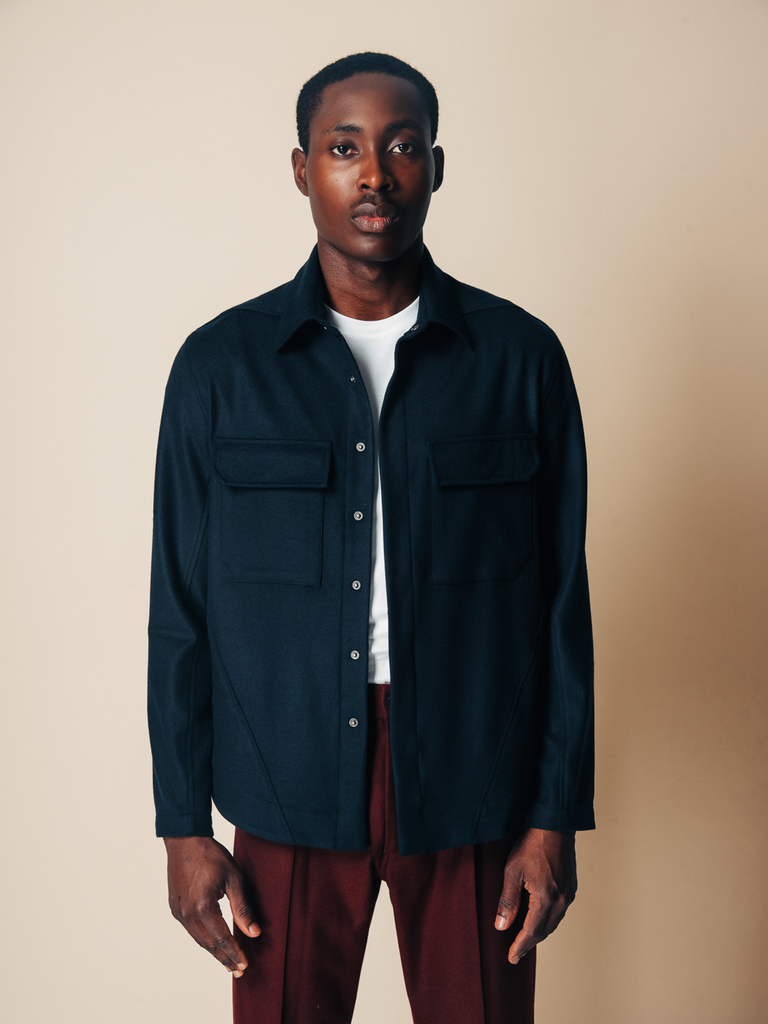 Aria Overshirt / Navy