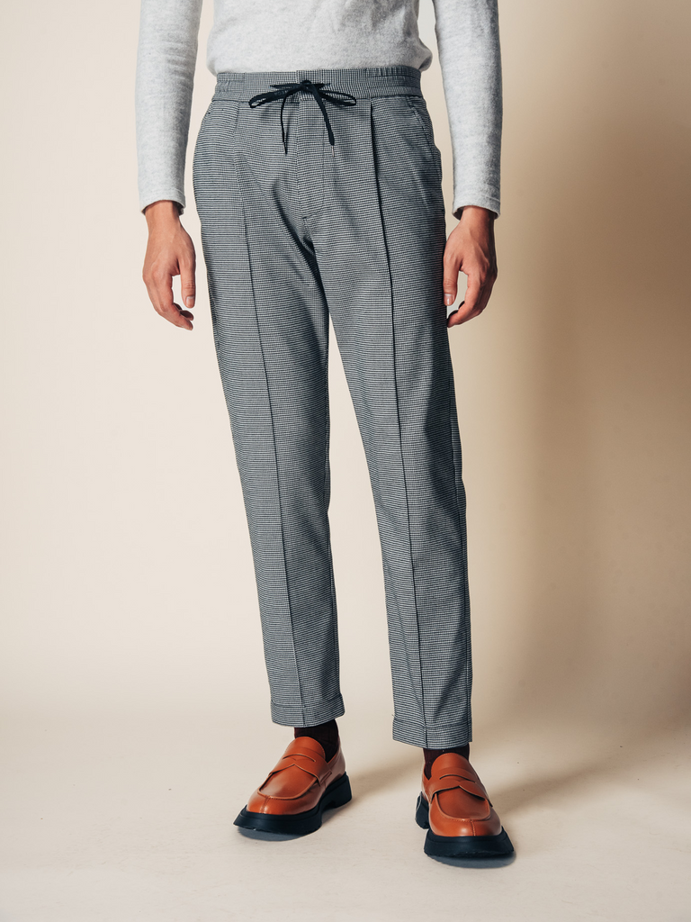 Vanta Pant / Grey Houndstooth