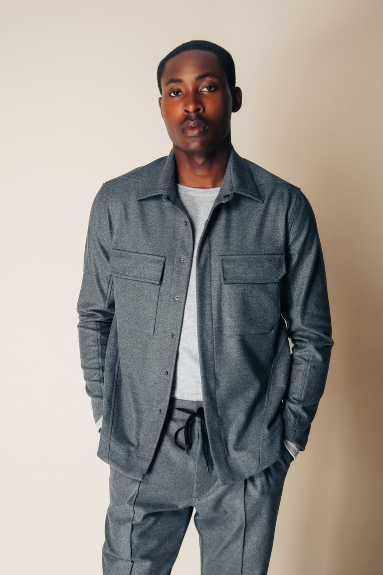 Aria Overshirt / Grey