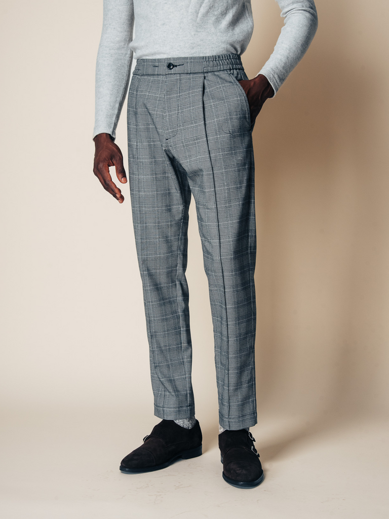 Vanta Pant / Grey Glenplaid