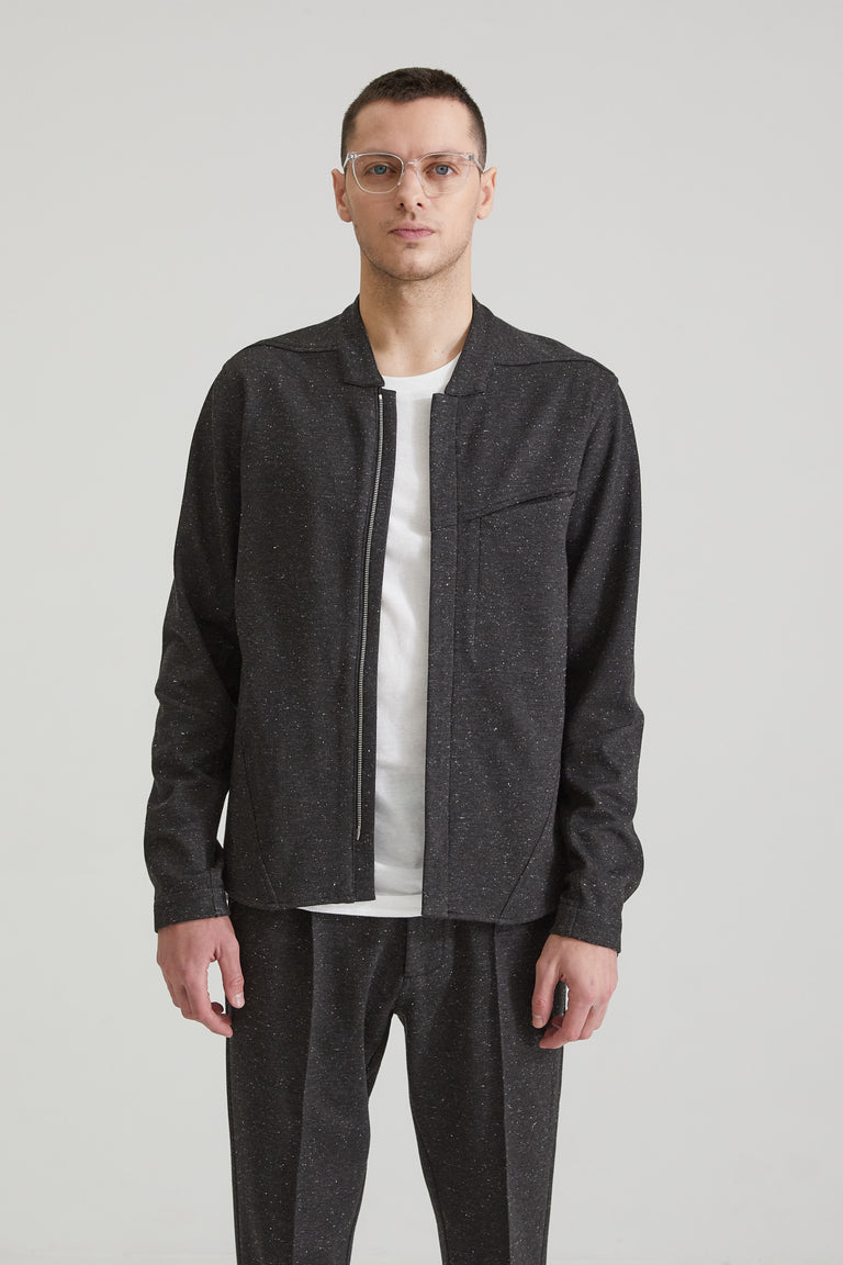 Modena Shirt / Charcoal Donegal AYR™